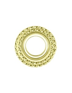 Lowrider Double Square Twisted Headset Cup Gold.